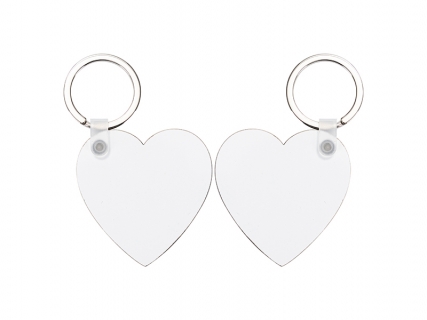 Sublimation Blanks Hardboard Key Ring(Heart)