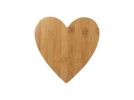 Sublimation Blanks Heart Shape Bamboo Cutting Board(21.5*22.5*0.9cm/8.46&quot;*8.85&quot;)