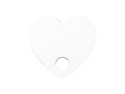 Sublimation Blanks Hardboard Name Tag (5.7*6.2*0.3cm,Heart Shape)