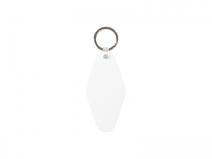 Sublimation Blanks Hard Board Key Ring (RND Rhombus,4.5*9cm)