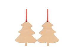 Sublimation Blanks Double-sided Plywood Ornament (Tree)