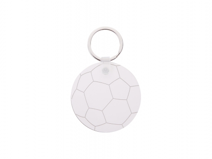 Sublimation Football Pattern HB Keyring (D5.5cm)
