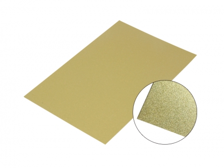 Placa Brillo Aluminio Dorado
