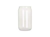 Sublimation Blanks 13oz/400ml Can Glass Mug with bamboo lid(Clear)