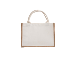 DTF Printable Blank Linen Tote Bag with Bleached Canvas