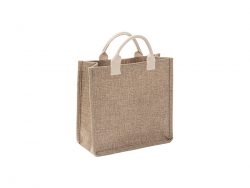 Sublimation Blanks Linen Shopping Bag (27*25*12cm)