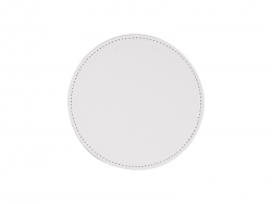 Sublimation PU Leather Round Mug Coaster (9.5cm)