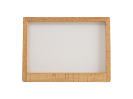 Sublimation 7&quot; Beech Wood Photo Frame with Acrylic Insert