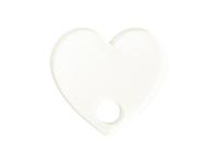 Sublimation Blanks Acrylic Name Tag (5.7*6.2*0.4cm,Heart Shape)