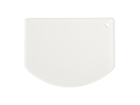 Sublimation Acrylic Cake Decorating Scraper (10*13*0.4cm, Arch Shape)
