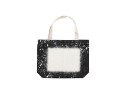 Tote Bag Linho Estrelado  (Preto,  48*35cm)