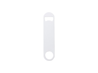 Sublimation Blanks Full White Stainless Steel Bottle Opener (4*17.7cm)