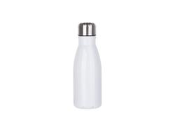 15OZ/450ml Aluminium Cola Shaped Sublimation Sports Water Bottle (White)
