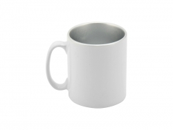 Sublimation 10oz Inner Sparkle Mug (Silver)