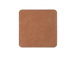 Porta-Copos Quadrado Couro PU (Azul, 10*10cm)