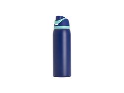 Vaso Térmico Acero Inoxidable 40oz/1200ml recubierto con polvo con tapa portátil (Azul oscuro)