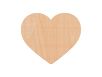 Sublimation Plywood Coaster (Heart, 9*10cm)