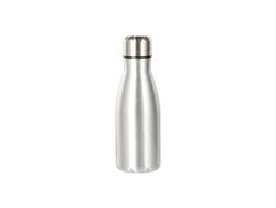 15OZ/450ml Aluminium Cola Shaped Sublimation Sports Water Bottle (Silver).