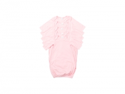 Sublimation Blanks Baby Long Sleeve Nightdress(Pink)