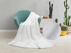 Cobertor Brilhante Dourado Minky Sublimação (Branco, 127*152cm/50&quot;x 60&quot;)