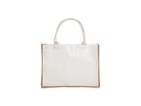 Bolsa de compras de lona de lino DTF (30 * 40 * 12 cm)