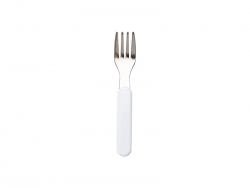 Sublimation blanks Stainless Steel Kid Fork w/ Plastic Handle MOQ: 300pcs