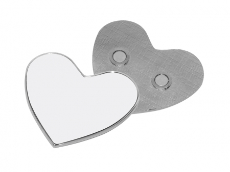 Sublimation Heart Shape Metal Fridge Magnet (Φ6cm)