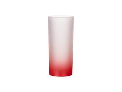 Copo Vidro 10oz (Cor Degradada Vermelho)