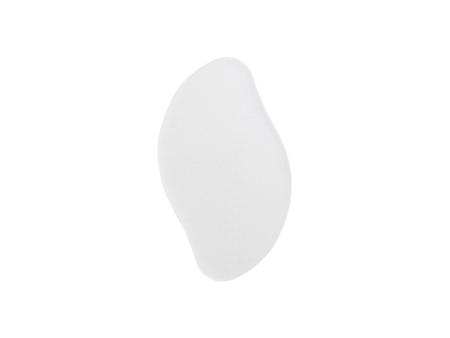 Lima de pie de vidrio sublimación con cubierta de PVC (forma de mango, 5,5 * 9,5 cm)