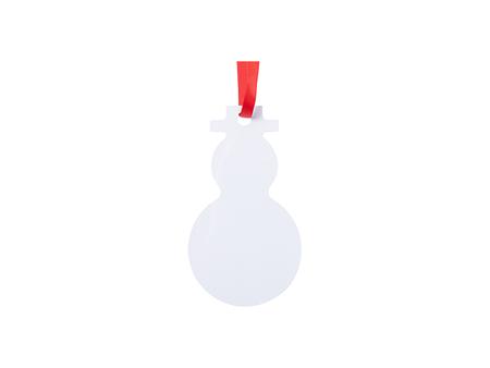 Adorno Metálico Muñeco de Nieve (7.6*7.6cm)
