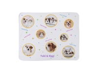 Sublimation Blanks Fleece Pet Blanket (101*127cm/39.76