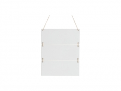 Sublimation Blanks 3 Pieces Hardboard Hanging Wall Signs (Rectangle)