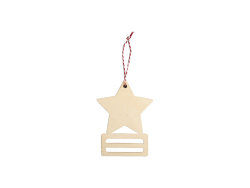 Sublimation Plywood Money Holder Ornament(11.2*15*0.4cm, Star Shape)