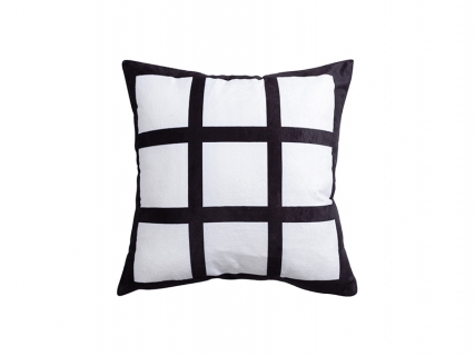 Sublimation 9 Panel Plush Pillow Cover (40*40cm/15.75&quot;x15.75&quot;)
