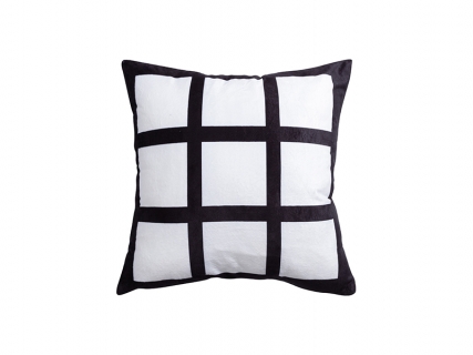 Sublimation 9 Panel Plush Pillow Cover (40*40cm/15.75&quot;x15.75&quot;)