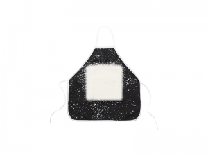Sublimation Blanks Black Bleached Starry Linen Apron