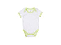 Baby Onesie Short Sleeve M(Green Edge,3-6M)
