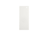 Sublimation Acrylic Cake Decorating Scraper (10*24*0.4cm, Lace Edge)