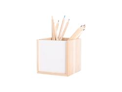 Portalápices con Insert de Madera MDF