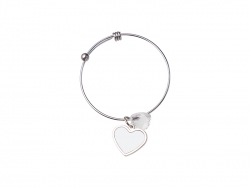 Pulseira Ajustável Com Insert (Coração)