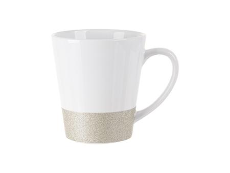 Sublimation 12oz Bottom Glitter Mug(Silver)