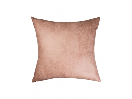 Sublimation Leathaire Pillow Cover (40*40cm, Purple Red)