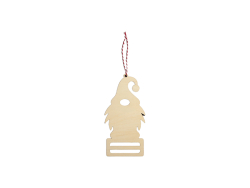 Sublimation Plywood Money Holder Ornament(10.2*20.5*0.4cm, Santa Hat Shape)